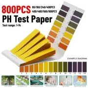 80-800PCS PH Test Strips For Water PH Litmus Paper 1-14 Cosmetics Soil Acidity