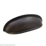 3" C.C Pull Oil Rubbed Bronze TraditionalBin Cup Cabinet Handle 2733 Dresser