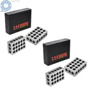 2-4-6 Blocks 23 Holes 2 Matched Pair .0002" Machinist 246 Jig