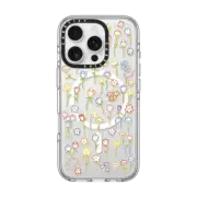 iPhone 16 Pro Clear Case MagSafe Compatible Flower Doodz