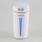 (White)USB Cup Shaped Home Office Car Air Humidifier Diffuser With Colorful L AU