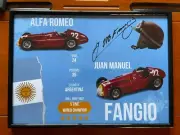 Fangio A3 Framed F1 Printed Poster