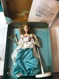 在飛比找蝦皮購物優惠-芭比娃娃 公主 豎琴 barbie 人偶