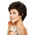 Gabor INSTINCT Short Wig G4+ Dark Chocolate Mist Average/Large Cap Short Shag