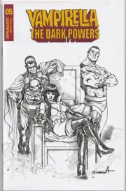 VAMPIRELLA: THE DARK POWERS #5 (S. DAVILA B&W VARIANT) COMIC BOOK ~ Dynamite
