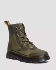 Dr. Martens Tarik TG Toe Guard Lace Up Combat Utility Boots Olive Green Mens 14