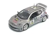 1/43 Vitesse SKM140 Peugeot 206WRC 2000 Catalunya #9 Delecour & Grataloup L/E