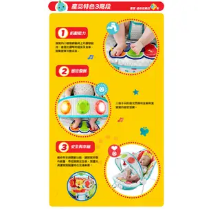 【寶大人玩具出租】費雪 Fisher Price 踢踢腳鋼琴躺椅/安撫躺椅 台南可自取