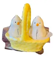 RAE DUNN Easter Chick SALT & PEPPER Shaker Eggs NEW