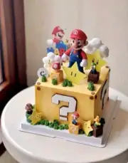 Super Mario Happy Birthday Theme Cake Topper Set Birthday Party Decorations