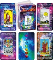 Tarot Cards for Beginners , Card Deck with Guidebook, Keywords, Yes or No, Timin