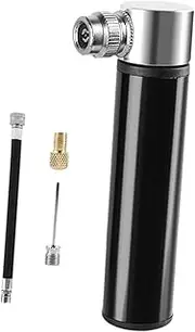 Perfeclan 120 PSI Tire Pump Mini Bicycle Pump Aluminium Alloy, Fast Inflation, Easy Pumping, Repair Tool Presta & Schrader Lightweight