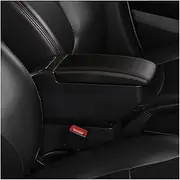 Auto Armrest Box Armrest Box for Toyota Aygo X Double Layer Storage Box with USB Charging Ashtray Car Accessories(F2 No USB)