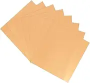uxcell 100 Pack Toner Reactive Foil,Deco Foil Transfer Sheets 8.5"x11" A4 Hot Foil Paper for Laser Printer Scrapbooking Heat Transfer DIY Craft,Bronze