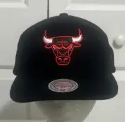 Chicago Bulls Men’s Hat Snapback Mitchell & Ness NBA Basketball Wool Blend New