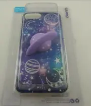 fits iPhone 6 plus, 7 & 8 + plus phone case celestial Saturn ring moon planets