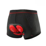 Crocox Men Cycling Shorts 3D Padded Riding Underwear Quick-Dry Bicycle Pants