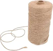 DOITOOL Hessian Rope Twine String for Crafts Decorations DIY 1 Roll Jute Twine