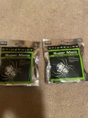 2x SpiderWire Super Mono 6lb 275 SM6C-275 nos nip fishing line USA lot new rare