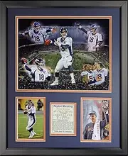NFL 2015 Super Bowl 50 Champions Peyton Manning Legends Never Die Framed Photo Collage