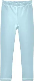 [Joisal] Light Sky Blue Pants for Girls – Comfortable and Flexible, Ideal for Teen Girl Leggings, Girls 4t Leggings
