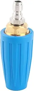 1/4 Quick Connect 3000PSI High Pressure Washer Turbo Nozzle, Rotating Spray for Driveways Patios, Brass Stainless Steel, More Than 50% Power (025)