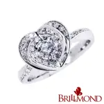 【BRILLMOND JEWELRY】希望之心 GIA 天然鑽石 30分美鑽戒(D/VVS1 3EX PT950鉑金台)