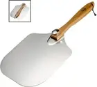 Durable Aluminum Metal Pizza Peal Foldable Restaurant Wood Handle Spatula Turner