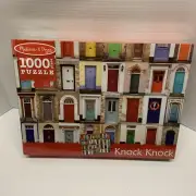 Melissa & Doug 1000 Piece Jigsaw Puzzle Knock Knock Doorways Front Doors