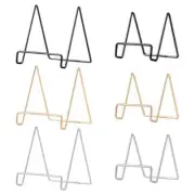 Geometric Stand Picture Easel Photo Frame Tablet Dish Storage Rack Shelf