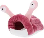 HOMOBABE Small Animal Resting Bed Hamster Nest Winter Hamster House Adorable Pet Hideout