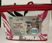 New Disney Licensed Jonas Brothers Twin Sheet Set 200 Count