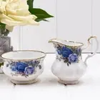 Royal Albert Vintage Moonlight Rose Small Sugar and Creamer Set