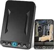 LANGGER V Gun Safe for Pistol, Quick Access Handgun Safe Firearm Lock Box, Gun Case for Home/Car/Travel
