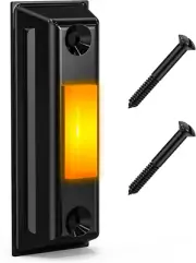 Lighted Doorbell Push Button, Upgraded Heavy Duty Metal Wired Doorbell Button fo