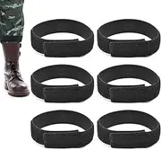 [Generic] Cowboy Boot Straps -6X Boot Blousers | militaryy Ankle Strap with Adjustable Fit | Elastic Hook and Loop Bands | Nylon Polyester Accessories for Cycling Gardening Outdoor Use