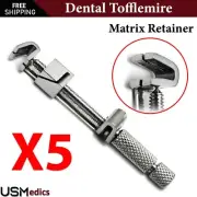 5 PCS Tofflemire Matrix Retainer Universal Bands Dental Supplies Stuck Clip NEW