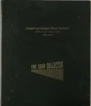 American Silver Eagle Dollars Coin Collection Album US 1986 2003 + Proof Free SH