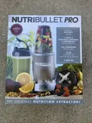 NutriBullet Pro 9 Piece Blender Magic Bullet Gold 900 Watt NIB