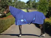 Horse Master Canvas Ripstop Combo - Navy w/Blue Trim 4'9"/145cm