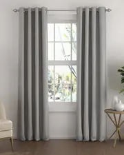 Home Collection 2 Panel Total Blackout Grommet Curtains