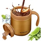 12oz/18oz Insulated Coffee Mug with Handle and Lid, Double Wall Vacuum Stainl...