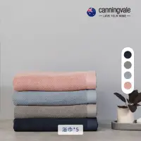 在飛比找momo購物網優惠-【canningvale】美國雙層精梳棉浴巾5件組-4色任選