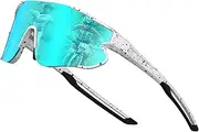 Kids Teens Baseball Sunglasses: Sports Lightweight UV400 Protection Sun Glasses for Boys Girls Cycling Glasses Bike goggles XQ548