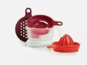 Tupperware All-In-One Mate Zester Egg Separator Juicer&6oz Measuring Cup + Cover