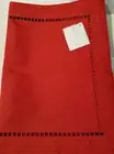 Red Linen Look Table Runner 14x72 New