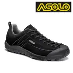 ASOLO 男款 GTX 低筒輕量健走鞋 SPACE GV A40504/A388 黑色｜防水透氣 輕量健行