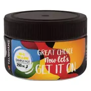 4x Taubmans SAMPLE POT 250ml Water Wash-Up, Low Sheen HI-C YELLOW *Aust Brand