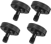 Vaguelly 4pcs Thumb Screws for Camera Mounting Quick Release Knurled Surface for Easy Installation Durable for Tripod Brackets Accessories