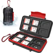 Professional Water-Resistant Anti-Shock Holder Storage SD SDHC SDXC TF Memory Ca